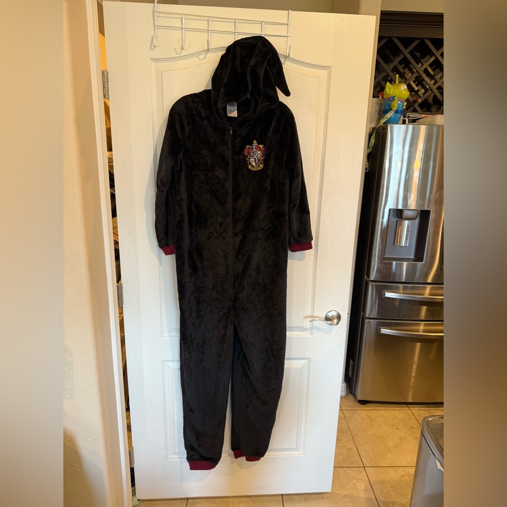 Pjammy Harry Potter gryffindor Hooded One-Piece Pajama Union Suit Unisex 18/20